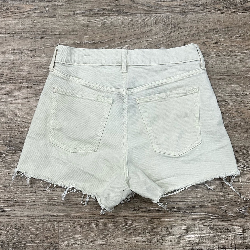 Old Navy Beige Sky High A Line Jean Shorts - Picture 2 of 5